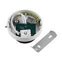 Luminaire de plafond CAN TILT BASE à 1 flamme, rond GU10 IP20, blanche gradable