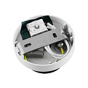 Luminaire de plafond CAN TILT BASE à 1 flamme, rond GU10 IP20, blanche gradable
