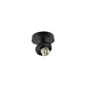 ceiling luminaire CAN TILT ROUND BASE  8CM / MIXN MATCH 1 flame, round GU10 IP20, deep black dimmable