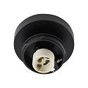 Deko-Light ceiling luminaire CAN TILT ROUND BASE  8CM / MIXN MATCH 1 flame, round GU10 IP20, deep black dimmable