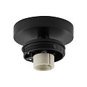 Deko-Light ceiling luminaire CAN TILT ROUND BASE  8CM / MIXN MATCH 1 flame, round GU10 IP20, deep black dimmable