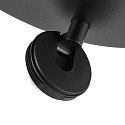 Deko-Light ceiling luminaire CAN TILT ROUND BASE  20CM / MIXN MATCH 2 flames, round GU10 IP20, deep black dimmable