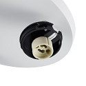 Luminaire de plafond CAN TILT BASE 3 flammes, rond GU10 IP20, blanche gradable