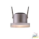  Recessed LED ceiling luminaire COB 68 ACRYL, 6.5W, 30°, aluminum, silver, satin, 2700K