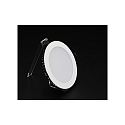  KapegoLED recessed ceiling luminaire LED Panel Round III 20, current constant, 28V DC, 700 mA, 20W, white, 3000K