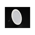  KapegoLED recessed ceiling luminaire LED Panel Round III 26, current constant, 37V DC, 700 mA, 26W, white, 3000K