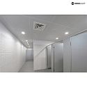 Deko-Light Apparecchio da incasso a soffitto ACRUX 195 CCT Switch, con anello decorativo IP20, argento, bianco dimmerabile