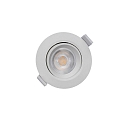 Deko-Light LED Sanierungs-Downlight SMD-68-230V-RUND, IP20, schwenkbar 36, dimmbar, 6.5W 3000K 540lm 45, verkehrsweiss