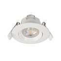 Deko-Light LED Sanierungs-Downlight SMD-68-230V-RUND, IP20, schwenkbar 36, dimmbar, 6.5W 4000K 550lm 45, verkehrsweiss