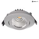Deko-Light Plafonnier encastré DIONE IP20 IP20, argent, blanche gradable