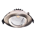Deko-Light ceiling recessed luminaire DIONE IP20 IP20, nickel, white dimmable