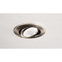 Deko-Light ceiling recessed luminaire DIONE IP20 IP20, nickel, white dimmable