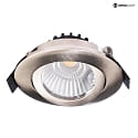 Deko-Light Apparecchio da incasso a soffitto DIONE IP20 IP20, nichel, bianco dimmerabile