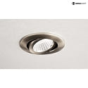 Deko-Light Apparecchio da incasso a soffitto DIONE IP20 IP20, nichel, bianco dimmerabile