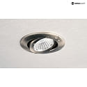 Deko-Light LED Sanierungs-Downlight DIONE IP44/IP20, 8.5W 2700K 750lm 36°, schwenkbar 30°, Quick-Terminal, dimmbar, nickel