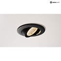 Deko-Light ceiling recessed luminaire DIONE IP44/IP20 IP20 | IP44, black dimmable