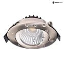 Deko-Light ceiling recessed luminaire DIONE IP44/IP20 IP20 | IP44, brushed nickel dimmable