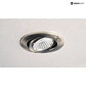 Deko-Light ceiling recessed luminaire DIONE IP44/IP20 IP20 | IP44, brushed nickel dimmable