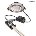 Deko-Light ceiling recessed luminaire DIONE IP44/IP20 IP20 | IP44, brushed nickel dimmable