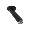 ceiling recessed luminaire SLIM cylindrical, adjustable, UGR < 19 IP20, deep black dimmable