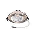 recessed spotlight DIONE IP44 RGB+3000K swivelling, RGBW, excl. LED driver IP44, brushed nickel dimmable