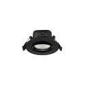 recessed spotlight SURTUR TILT 68 swivelling IP20 | IP44, black dimmable