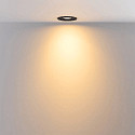 Deko-Light LED Einbaustrahler SURTUR TILT 68 CCT, IP44 IK06, 6W 2700/3000/4000K 600lm 40�, CRi>90, dimmbar, schwenkbar, schwarz