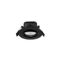 recessed spotlight SURTUR TILT 68 swivelling, Dim-To-Warm IP20 | IP44, black dimmable