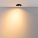 Deko-Light LED Einbaustrahler SURTUR TILT 68 DTW, IP44 IK06, � 8.5cm, 6W 1800-2700K 430lm 40�, CRi>90, Dim-To-Warm, schwenkbar, schwarz