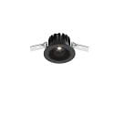 recessed spotlight TARVOS 68 DALI controllable IP20, black dimmable