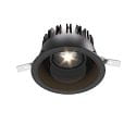 recessed spotlight TARVOS 190 DALI controllable IP20, black dimmable