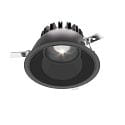 recessed spotlight TARVOS 240 DALI controllable IP20, black dimmable