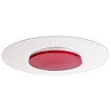 LED Ceiling luminaire ZANIAH 42, 24W, 3000K, IP20, dimmable, red