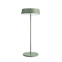 Lampe de table MIRAM IP54, vert, d�gager, transparent gradable