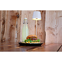 Deko-Light LED Akku-Tischleuchte CANIS GASTRO L, 12 Leuchten, 3.7V, 3,5W, 270lm, 2200K, IP65, inkl. Ladestation & Netzteil, wei�