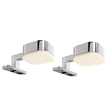 Deko-Light Luce per mobile CURSA Set di 2 IP20, Cromo, Bianco Deko-Light Luce per mobile CURSA Set di 2 IP20, Cromo, Bianco