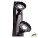 Deko-Light LED display luminaire KARVA IV, 24V DC, 4.8W, 6000K, black