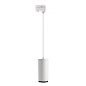 Deko-Light 3-phase spot LUCEA 15 IP20, transparent, traffic white dimmable