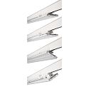 Apparecchio trifase LINEAR PRO TILT controllabile da DALI IP20, bianco traffico dimmerabile