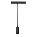 1-phase pendant luminaire LUCEA IP20, deep black dimmable