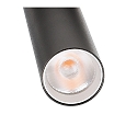 Deko-Light 3-phase spot SLIM cylindrical, adjustable, UGR < 19 IP20, deep black dimmable