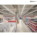 Luminaire triphasé LINEAR PRO 120 contrôlable par DALI, CCT Switch, multipower IP20, blanc trafic gradable