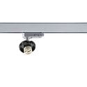 3-phase spot CAN BASE rotatable GU10 IP20, silver dimmable
