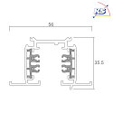 Deko-Light 3-phase track D LINE with wing, recessed mounting, 220-240V AC / 50-60Hz, 100cm, white