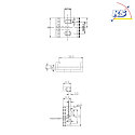 Deko-Light Accessories for 3-phase track system D LINE -quick mounting bracket for exhibition stand construction