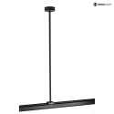 Deko-Light Deckenabhängung für 3-Phasen Leuchte D LINE, starr, 635 mm, schwarz