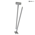 Deko-Light Pendente per D LINE rigido, Argento