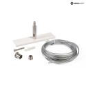 Deko-Light Support de suspension de câble triphasé D LINE, blanche