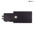 Deko-Light Alimentation monophasé D ONE gauche, noir