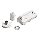 Deko-Light 1-phase adapter D ONE, traffic white